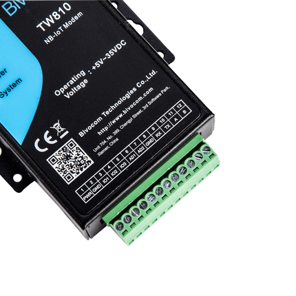 Bivocom IoT Comms Industrial NB-IoT Modem with Terminal Block Supports RS-232/485/422 I/O