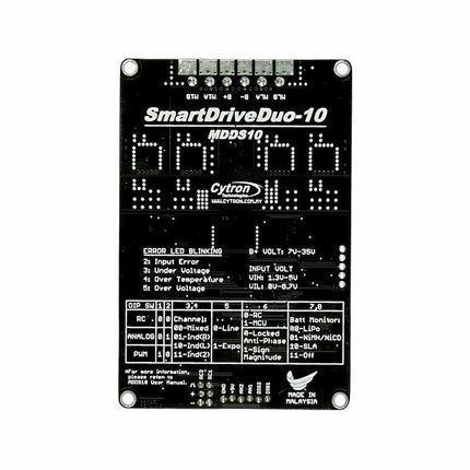 Cytron Motor Driver Cytron SmartDriveDuo-10 - MDDS10