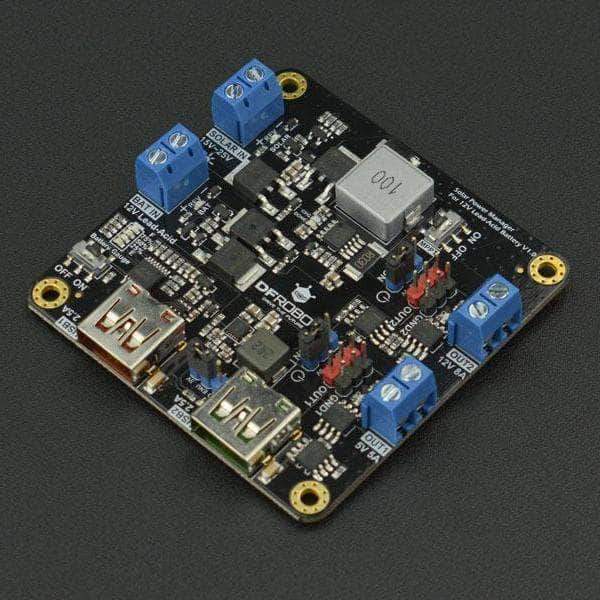 DFRobot Power Module Solar Power Manager 12V Lead Acid Battery