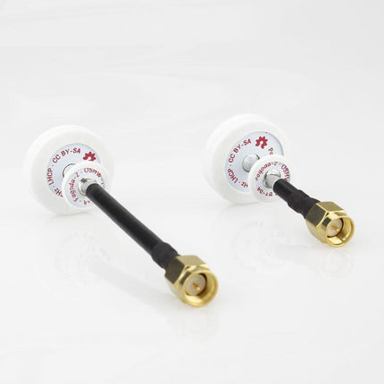 EMAX FPV Antenna LHCP (White) / 50 mm EMAX Pagoda 2 Antenna 5.8G FPV Flat Panel SMA