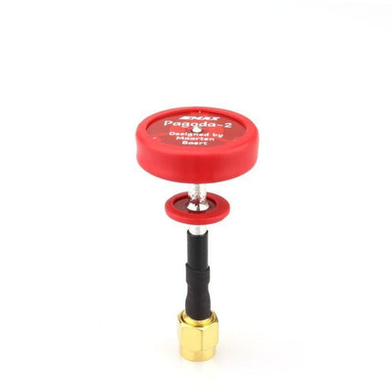 EMAX FPV Antenna LHCP (White) / 50 mm EMAX Pagoda 2 Antenna 5.8G FPV Flat Panel SMA