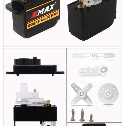 EMAX Servo Motor EMAX ES08A II Gear Analog Servo Motor