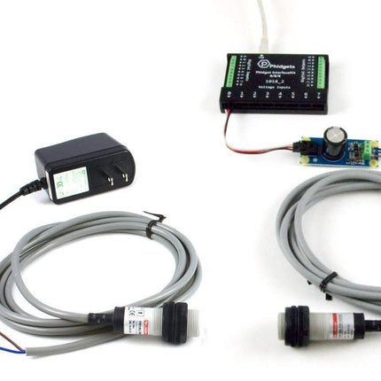 Lanbao Photoelectric Sensors Photoelectric Tripwire Sensor 20m PR18S-TM20DPO - Emitter Receiver Pair