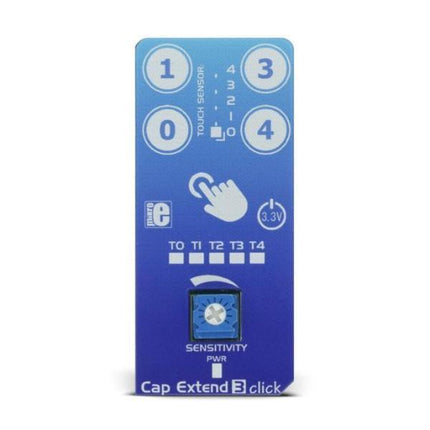 MikroElektronika Click HMI Cap Extend 3 click - MikroElektronika Capacitive Sensor Pads