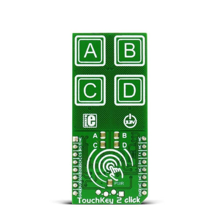 MikroElektronika Click HMI TouchKey 2 Click - MikroElektronika Four Capacitive Pads
