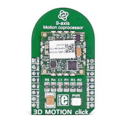 MikroElektronika Click Sensors 3D Motion click - MikroElektronika 9-axis Sensor Fusion Motion Module