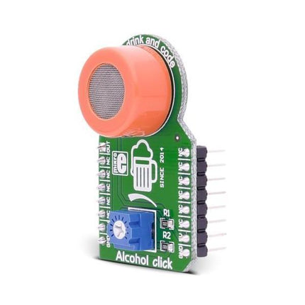 MikroElektronika Click Sensors Alcohol click - MikroElektronika MQ-3 Semiconductor Sensor
