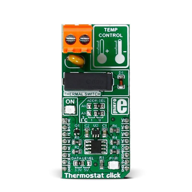 Thermostat Click MikroElektronika MAX7502 IC Digital Temperature Sensor