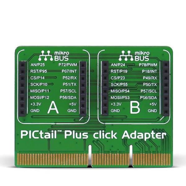 MikroElektronika Click Shields PICtail Plus click Adapter - MikroElektronika Microchip Dev Board Add-On
