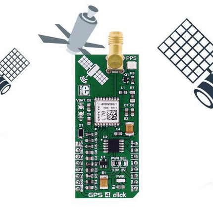 MikroElektronika GPS Sensor GPS 4 Click - MikroElektronika GPS Module L70 Quectel