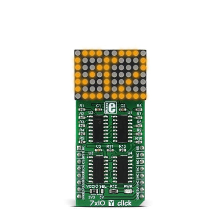 MikroElektronika LED Display 7x10 Y click - MikroElektronika LED Display