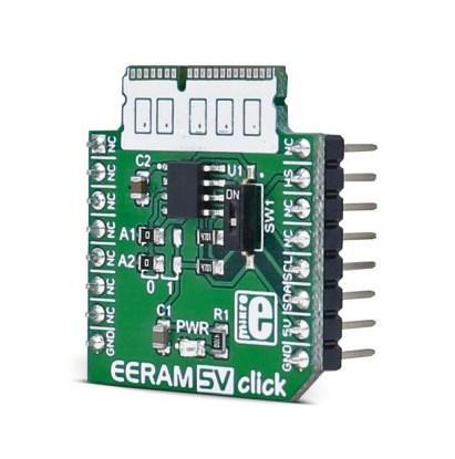 MikroElektronika Memory Boards EERAM 5V click - MikroElektronika 16Kbit SRAM with EEPROM Backup