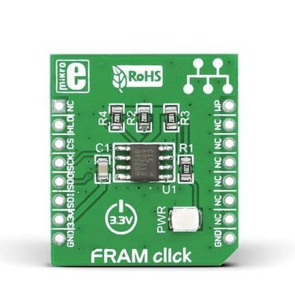 MikroElektronika Memory Boards FRAM click - MikroElektronika 256K Ferroelectric Random Access Memory