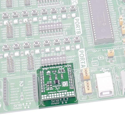 MikroElektronika Memory Boards MAC Address click - MikroElektronika Unique Node Address Provider