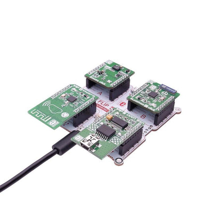 MikroElektronika MikroE Dev Boards Flip&Click PIC32MZ - MikroElektronika Two-Sided Development Board