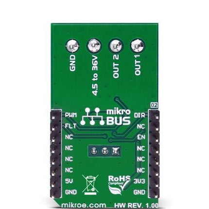 MikroElektronika Motor Driver DC MOTOR 4 Click - MikroElektronika MAX14870 Motor Driver