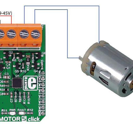 MikroElektronika Motor Driver DC MOTOR 5 Click - MikroElektronika H-bridge Gate Driver