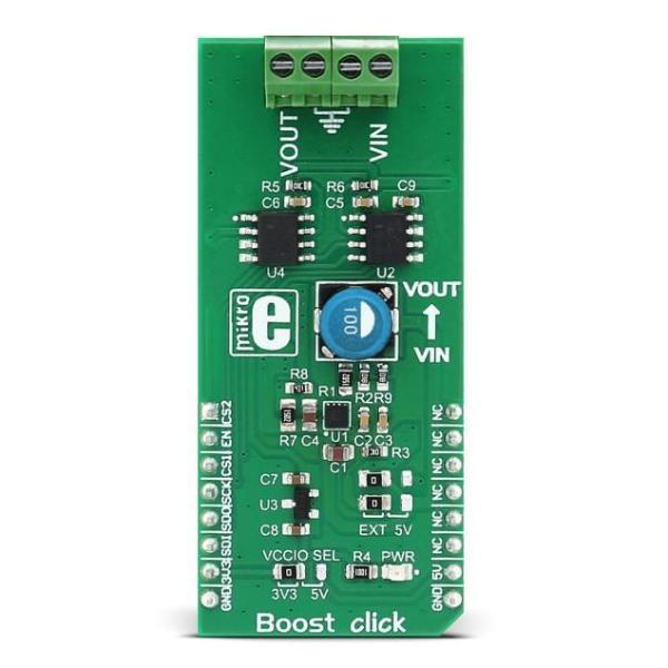MikroElektronika Power Module Boost click - MikroElektronika Adjustable Output Voltage DAC