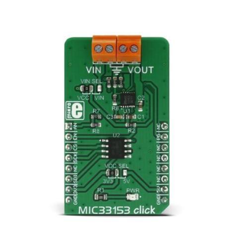 MikroElektronika Power Module MIC33153 click - MikroElektronika DC-DC Adjustable Converter