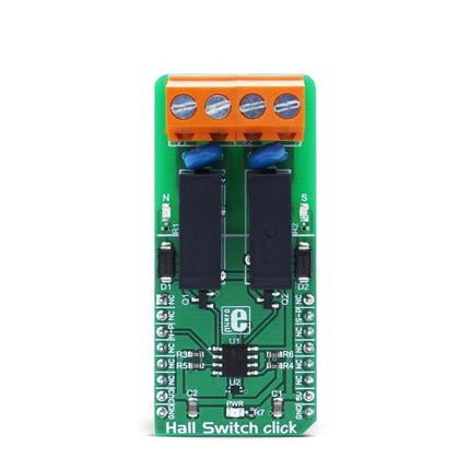 MikroElektronika Relay Module Hall Switch click - MikroElektronika Dual-Relay Click Board