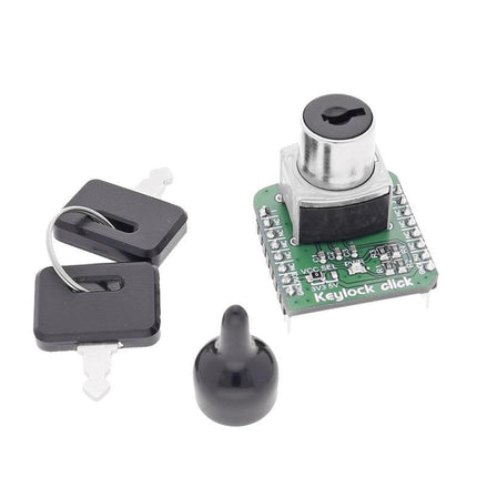 MikroElektronika Security Boards Keylock click - MikroElektronika Key Lock Mechanism