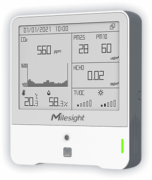 Milesight IOT (Ursalink) LoRaWAN Milesight AM319 LoRaWAN Multi Ambience Monitoring Sensor