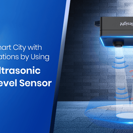 Milesight IOT (Ursalink) LoRaWAN Milesight EM310-UDL LoRaWAN Ultrasonic Distance Level Bin Sensor
