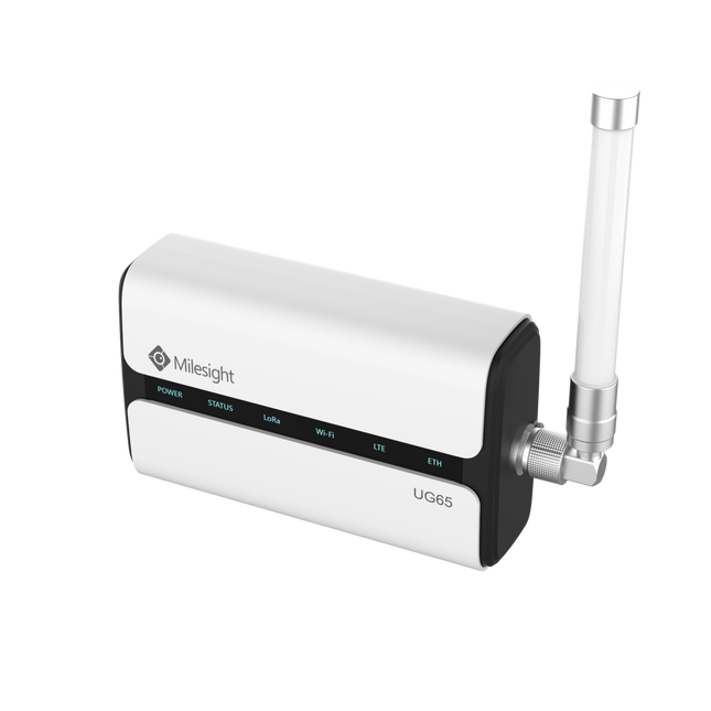 Milesight IOT (Ursalink) LoRaWAN Milesight UG65 Indoor LoRaWAN Gateway, 8-CH WiFi GPS POE