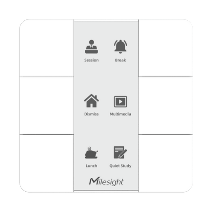 Milesight IOT (Ursalink) LoRaWAN Milesight WS156 & WS136 Smart Scene Panel Indoor LoRaWAN Controller