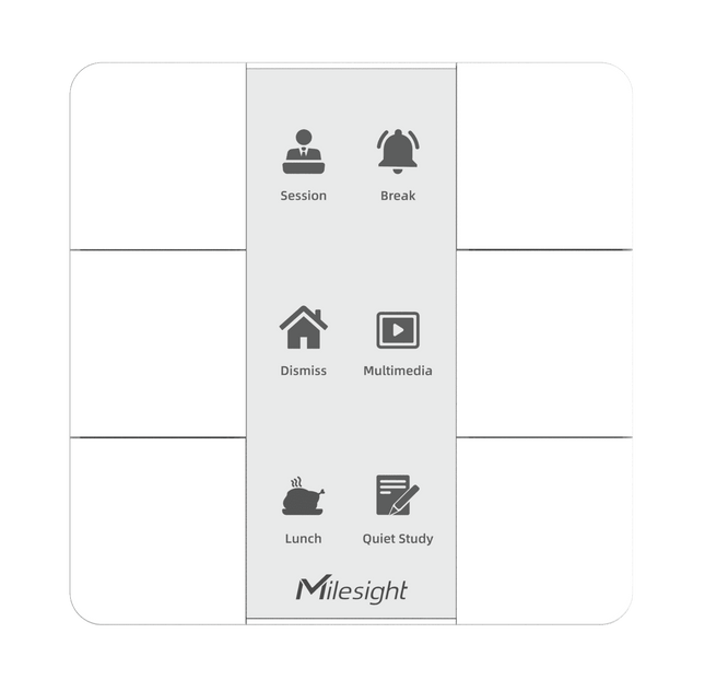 Milesight IOT (Ursalink) LoRaWAN Milesight WS156 & WS136 Smart Scene Panel Indoor LoRaWAN Controller