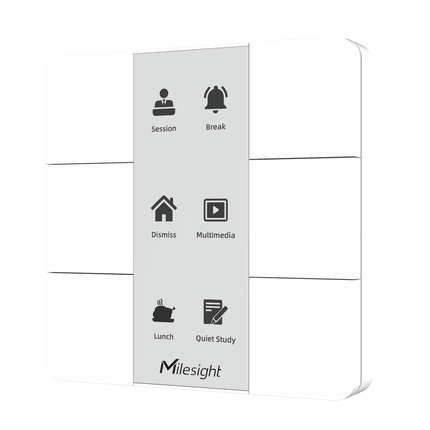 Milesight IOT (Ursalink) LoRaWAN Milesight WS156 & WS136 Smart Scene Panel Indoor LoRaWAN Controller