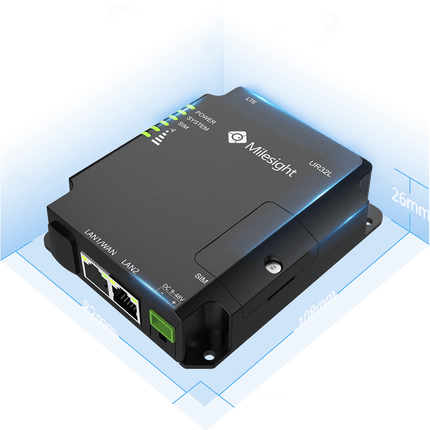 Milesight IOT (Ursalink) Modem-Router UR32L Milesight Lite Industrial Cellular 3G/4G LTE Router