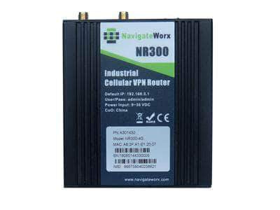 Industrial Premium 4G LTE Cellular NR300 Compact Router Dual SIMs DIN-Rail