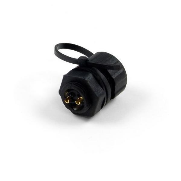 Phidgets Cable Gland Waterproof 2-Pin Circular Cable Connector (for Enclosures)