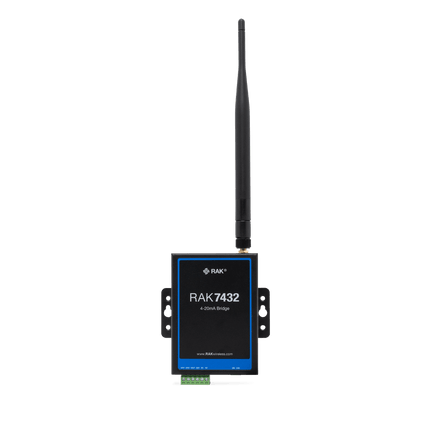 RAK Wireless Gateway 4-20mA/0-5V Serial Bridge to LoRaWAN Converter