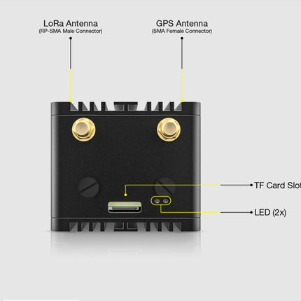 RAK Wireless Gateway RAK7248 LoRaWAN Gateway Raspberry Pi 4, 4GB & GPS WisGate Developer D4H