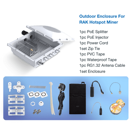 RAK Wireless IOT Kit Outdoor Enclosure for Helium Miner RAK Gateway