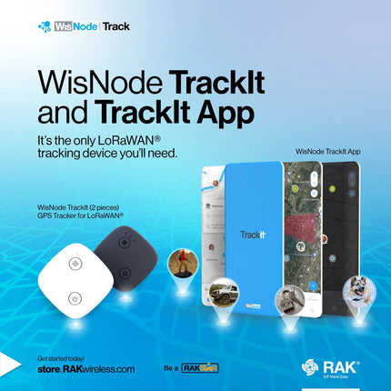 RAK Wireless LoRa IoT RAK2171 WisNode TrackIt LoRaWAN GPS Tracker