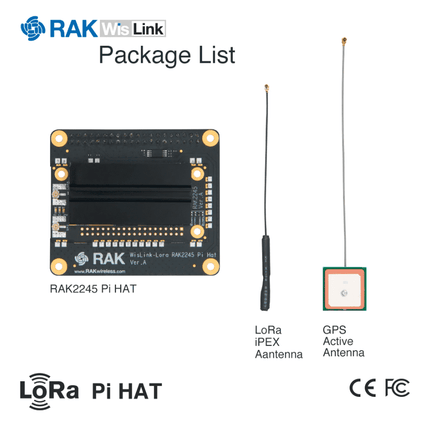 RAK Wireless LoRa IoT RAK2245 Pi HAT LoRa module with Raspberry Pi form factor SX1301