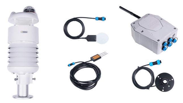 Seeed Studio Gateway Cellular LTE Smart Agriculture Kit 4G – Weather and Soil Conditions