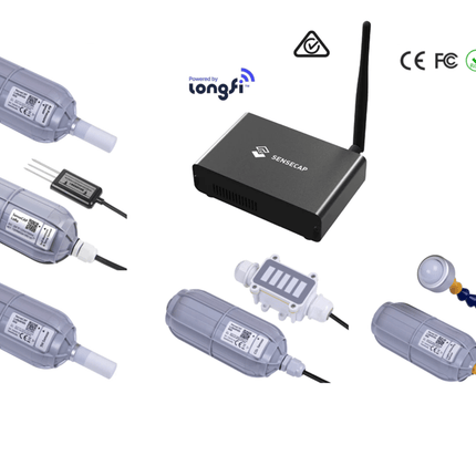 Seeed Studio Gateway SenseCAP Helium LoRaWAN Wireless Smart Farming Kit