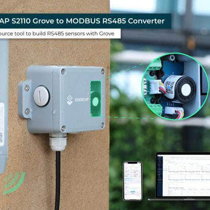 Seeed Studio LoRaWAN SenseCAP S2110 Grove Sensors to MODBUS RS485 Converter Open-source