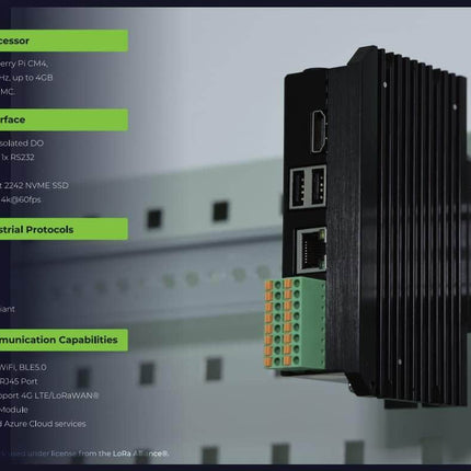 Seeed Studio Mini PC EdgeBox-RPi4 Edge Computing Controller WiFi