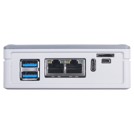 Seeed Studio Mini PC Mini Computer Router with Raspberry Pi CM4, Dual Gigabit Ethernet, 4GB RAM/32GB eMMC
