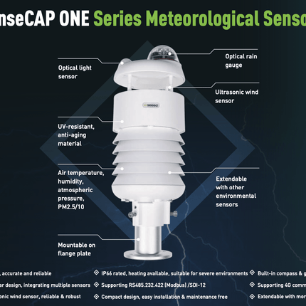 Seeed Studio Sensor SenseCAP ONE S900 9-in-1 Compact Weather Sensor