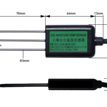 Seeed Studio Soil Moisture Sensor Industrial Soil Moisture & Temperature Sensor MODBUS-RTU RS485 (S-Soil MT-02A)