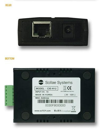 Sollae Systems Ethernet Relay Sollae 1-Port Ethernet Remote I/O Controller Modbus/TCP - CIE-H12