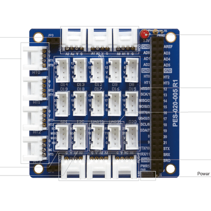 Sollae Systems PHPoC PHPoC Expansion Board - Grove Sensors Interface (PES-2005)