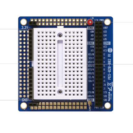 Sollae Systems PHPoC PHPoC Expansion Board - PHPoC Bread Board (PES-2002)