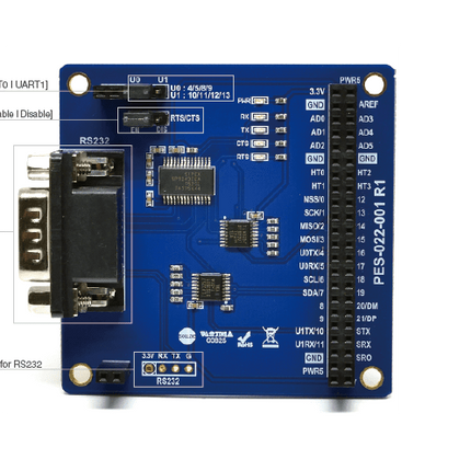 Sollae Systems PHPoC PHPoC Expansion Board - RS232 Serial Board (PES-2201)